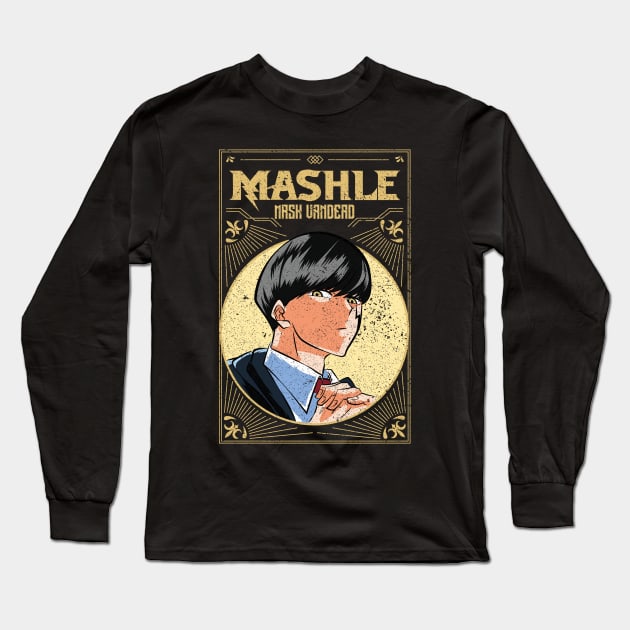 MASHLE: MAGIC AND MUSCLES (MASH VANDEAD) GRUNGE STYLE Long Sleeve T-Shirt by FunGangStore